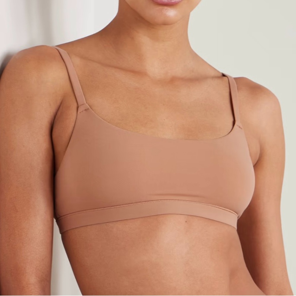 🐪 SKIMS Fits Everybody Scoop Bralette Ochre | XS | NWOT